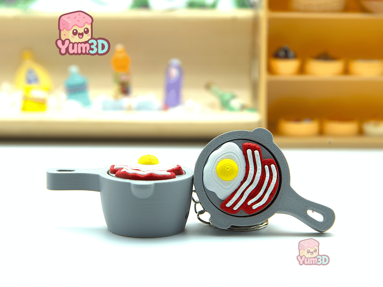 Yum3D-Breakfast Fun Eggs and Bacon Fidget Clicker Keychain_10.png