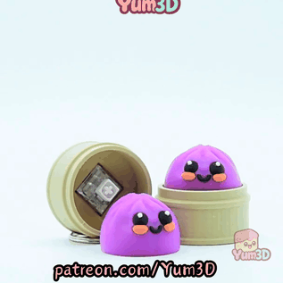 Yum3D-Steamed Bun Fidget Clicker Keychain_11.gif