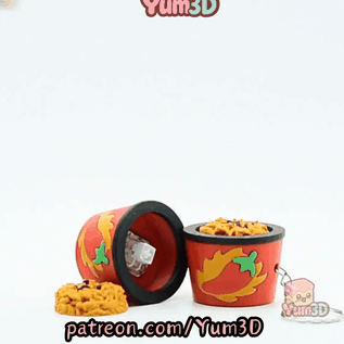 Yum3D-Spicy Noodles Cup Fidget Clicker Keychain_11.gif