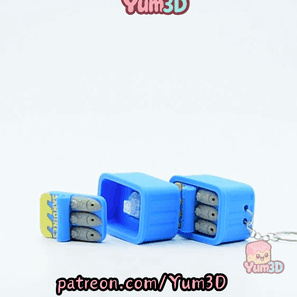 Yum3D-Cute Sardine Can Fidget Clicker Keychain_11.gif