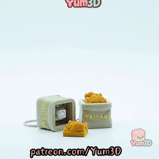 Yum3D-Bag of Taiyaki Fidget Clicker Keychain_11.gif