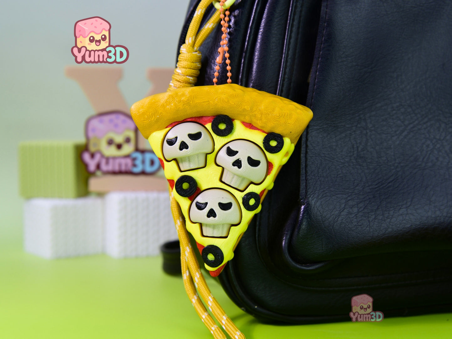 Yum3D-Halloween Skull Slice Pizza Fidget Clicker Keychain_05.jpg