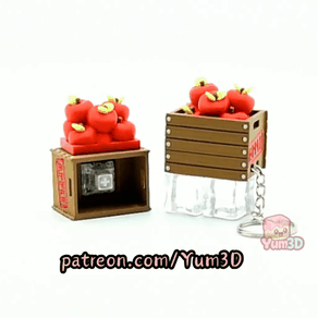 Yum3D-Clicky Apple Crate Fidget Clicker Keychain_11.gif