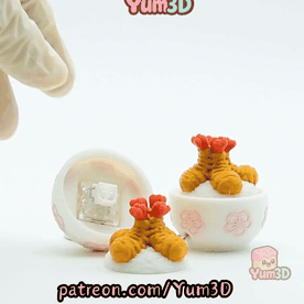 Yum3D-Tempura Rice Fidget Clicker Keychain_11.gif
