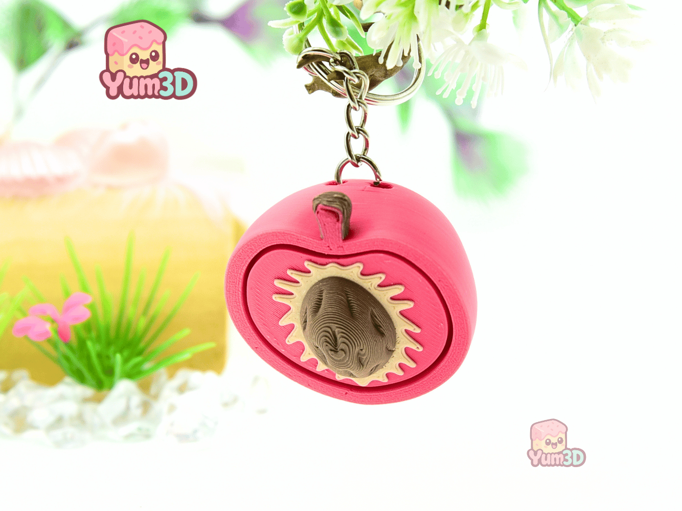 Yum3D-Playful Apricot Fidget Clicker Keychain_07.png