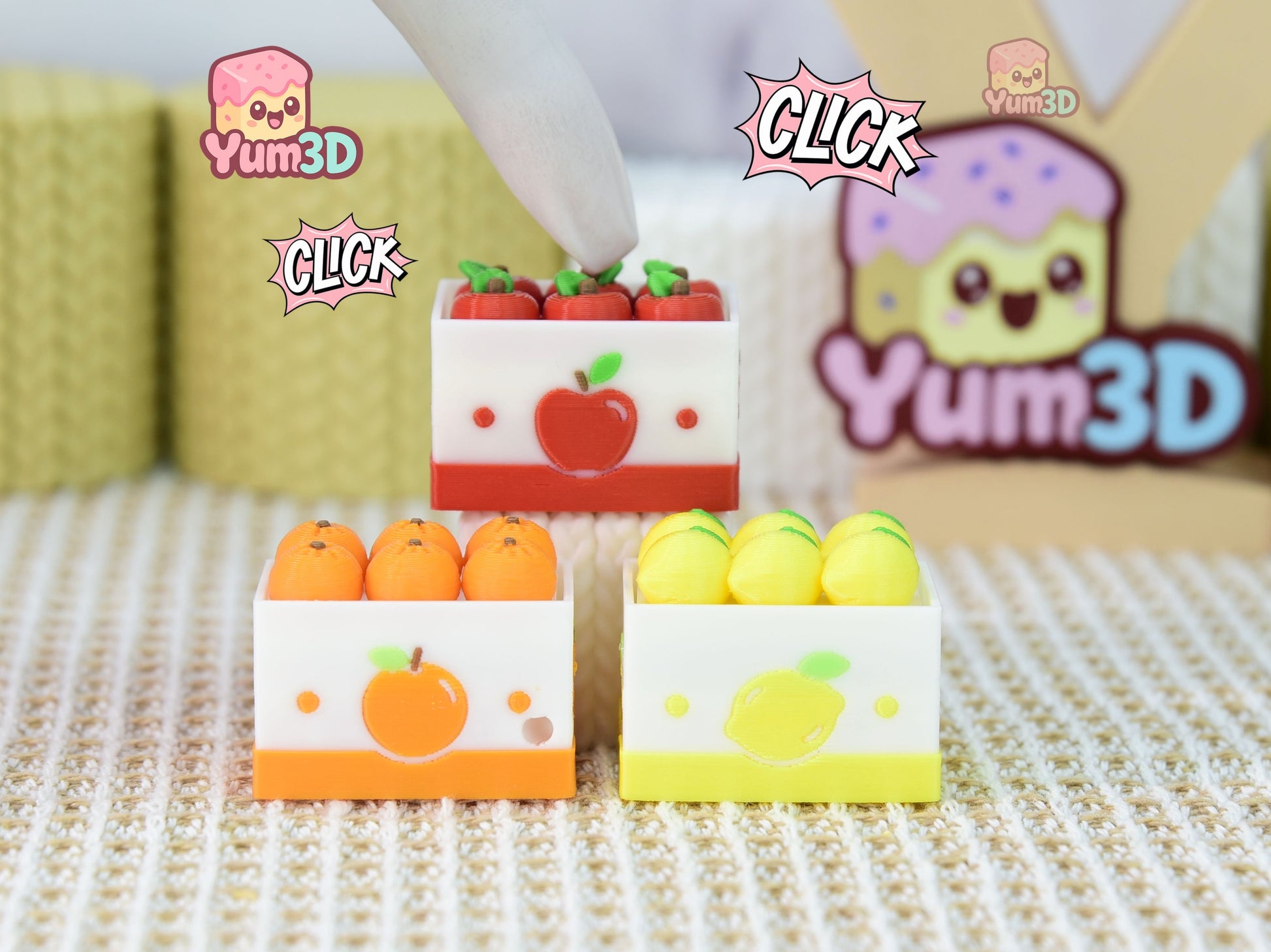 Yum3D-Mini Fruit Crates Set of Clicker Keychains_01.jpg