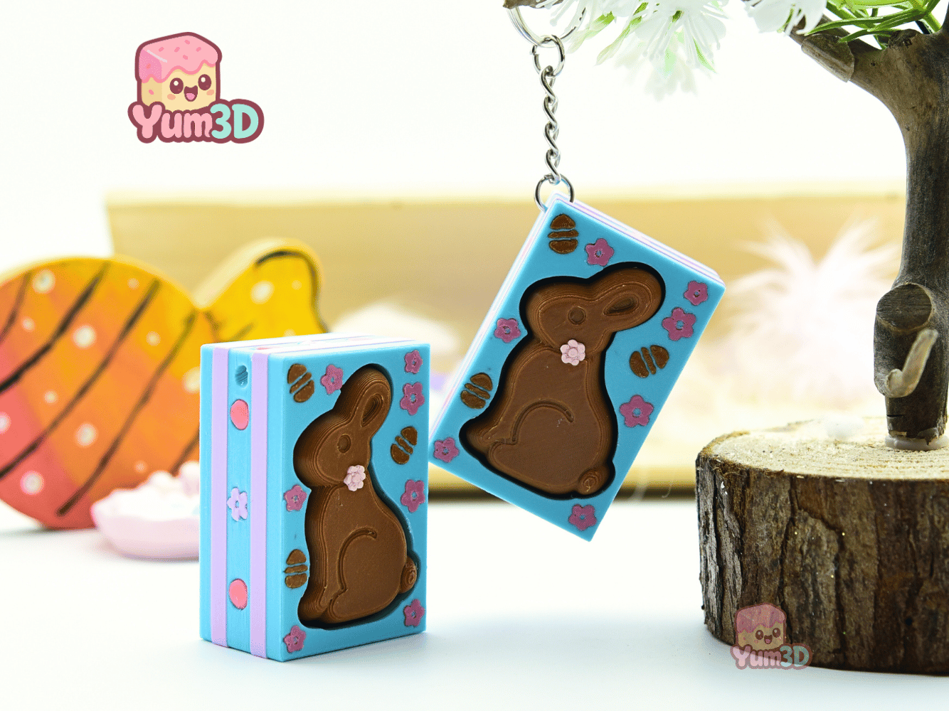 Yum3D-Easter Bunny Chocolate Fidget Clicker Keychain_06.png