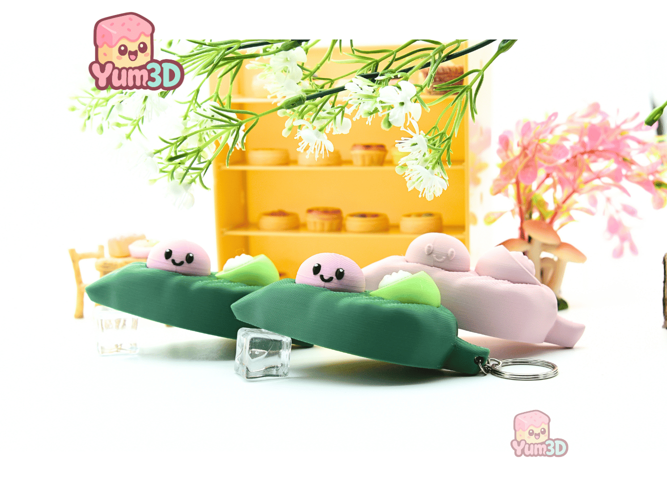 Yum3D-Mochi Clickers on Leaf Fidget Clicker Keychain_08.png