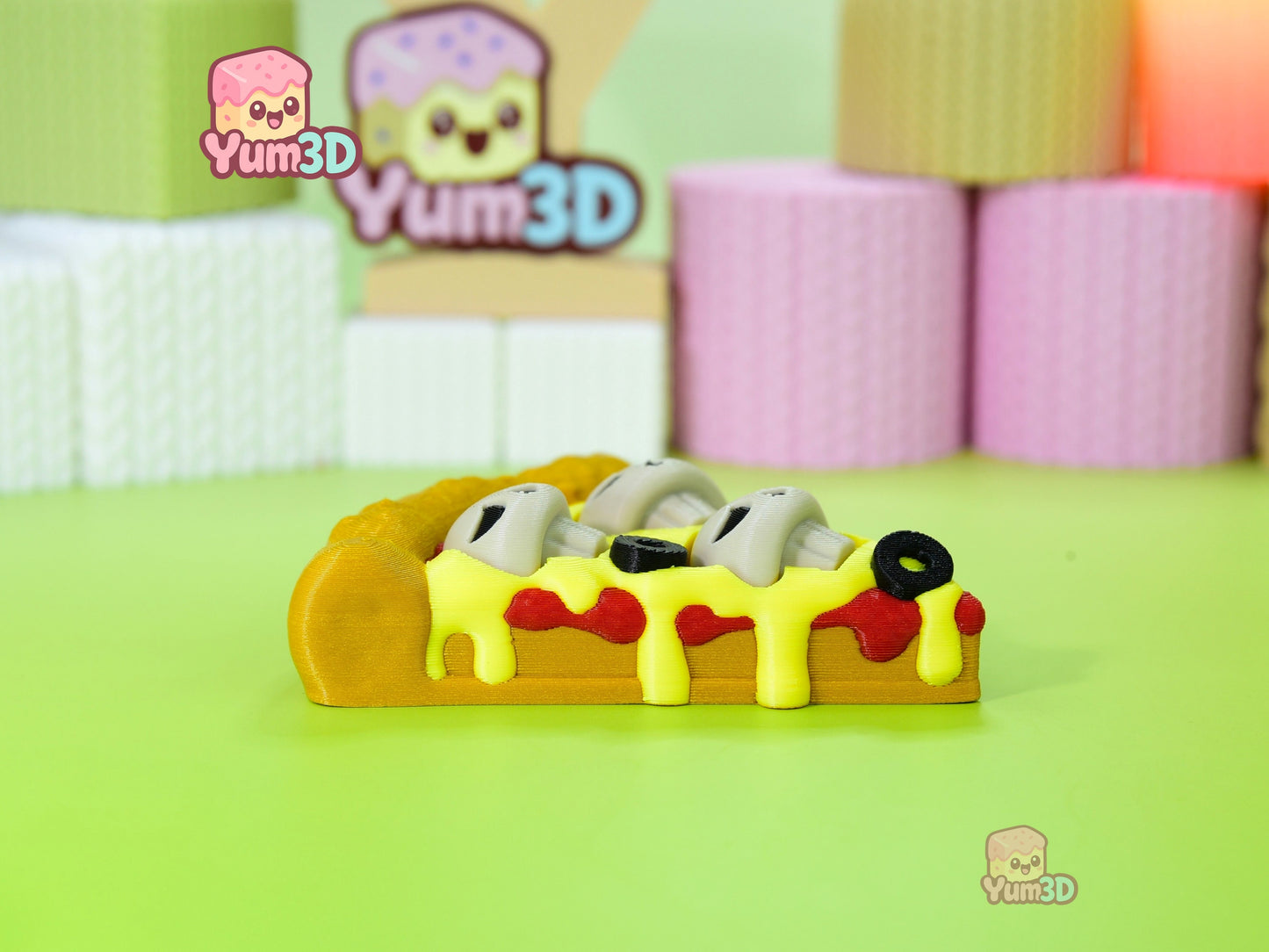 Yum3D-Halloween Skull Slice Pizza Fidget Clicker Keychain_03.jpg