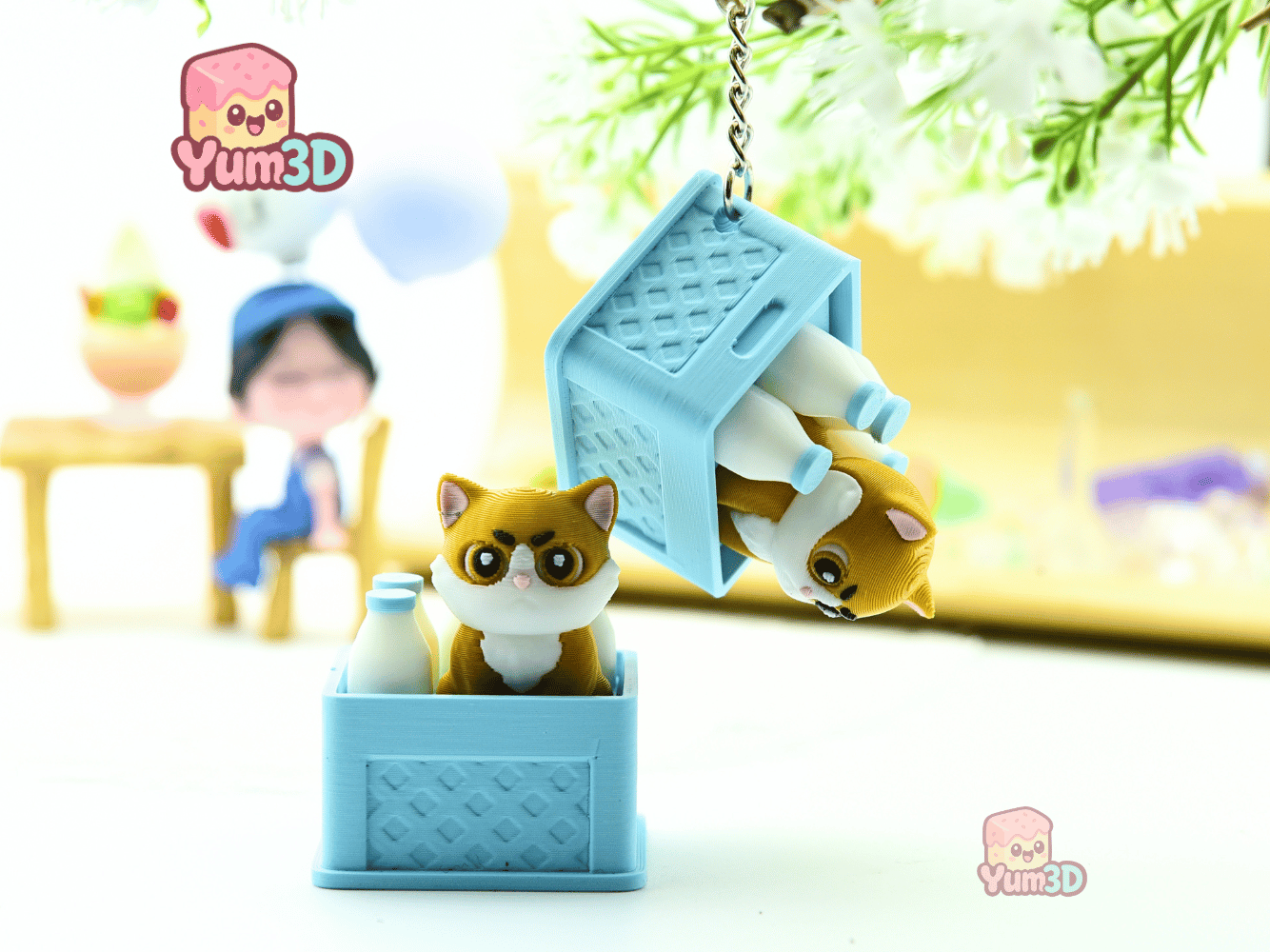 Yum3D-Cute Cat in a Milk Crate Fidget Clicker Keychain_06.png