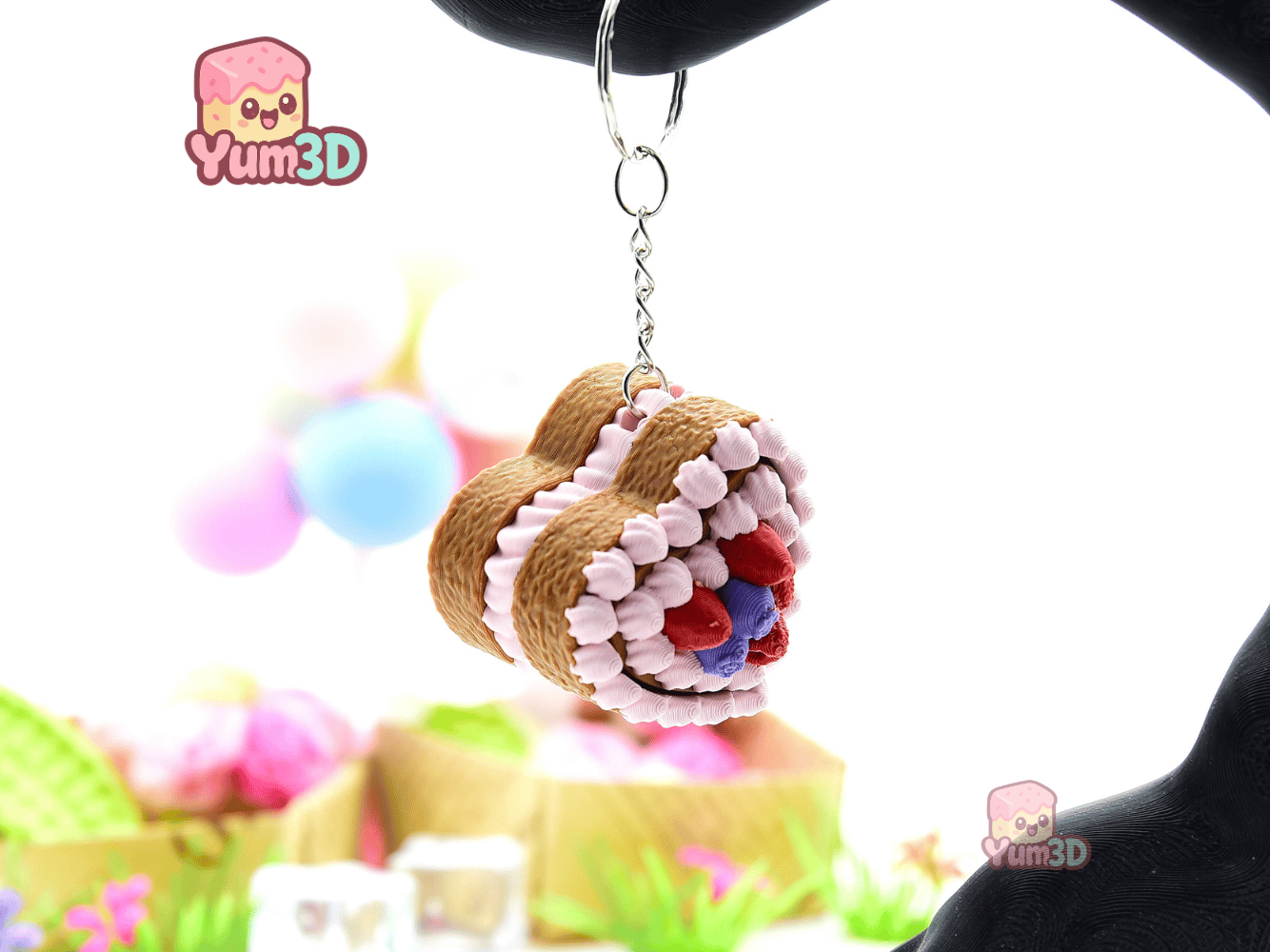 Yum3D-Valentine Berry Heart Cake Fidget Clicker Keychain_07.png