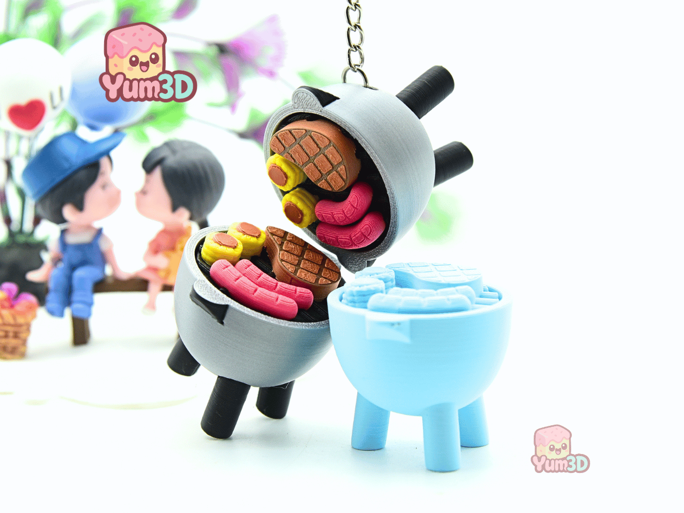 Yum3D-Playful Bbq Grill Buddy Fidget Clicker Keychain_05.png