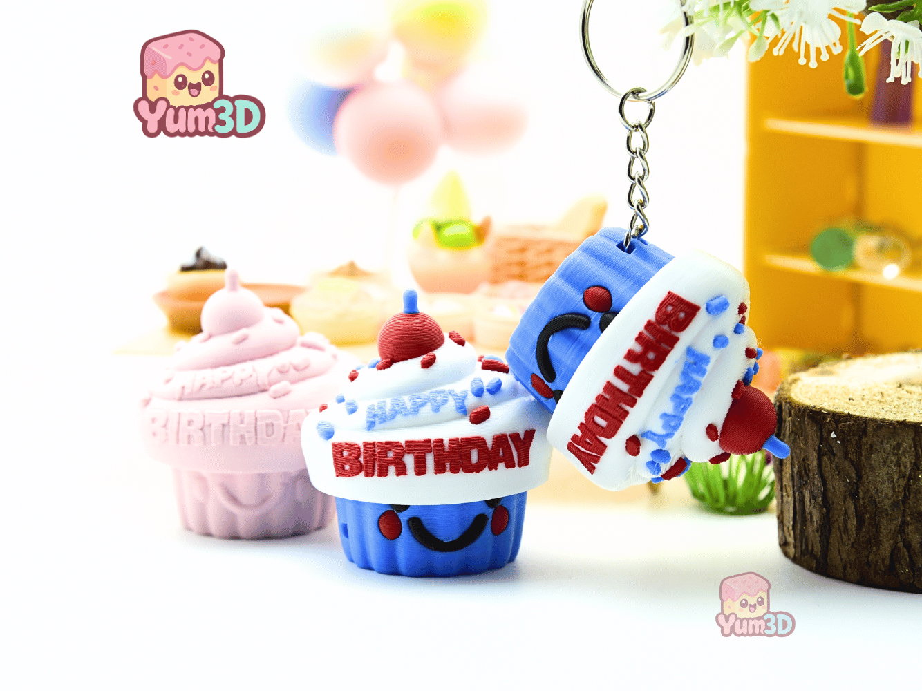 Yum3D-Birthday Celebration Cake Fidget Clicker Keychain_05.png