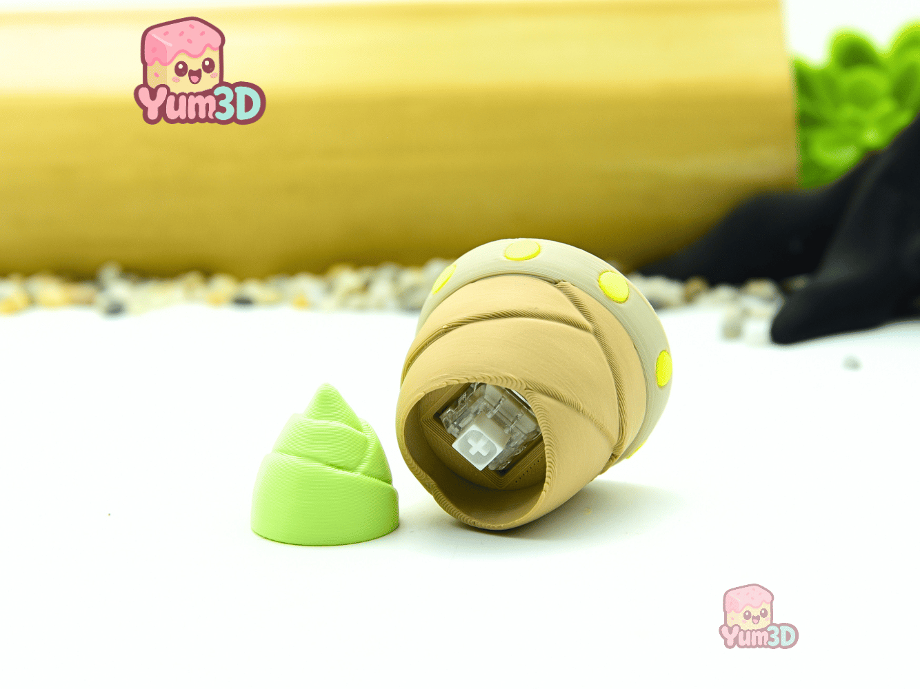 Yum3D-Clicky Bamboo Shoot Fidget Clicker Keychain_03.png