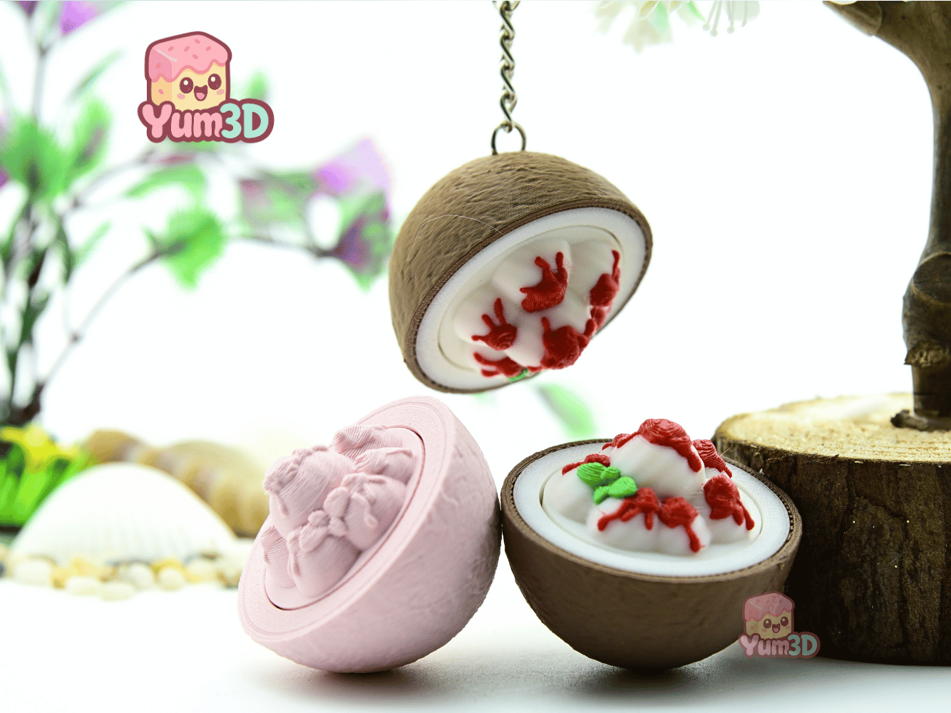 Yum3D-Coconut Ice Cream Fidget Clicker Keychain_05.png