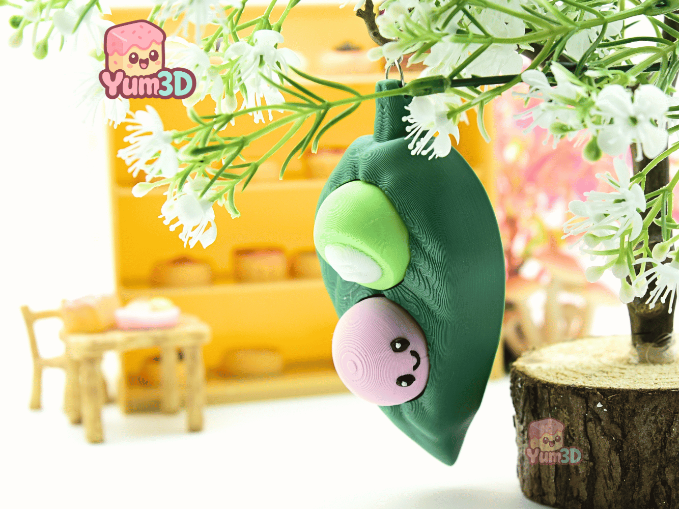 Yum3D-Mochi Clickers on Leaf Fidget Clicker Keychain_07.png