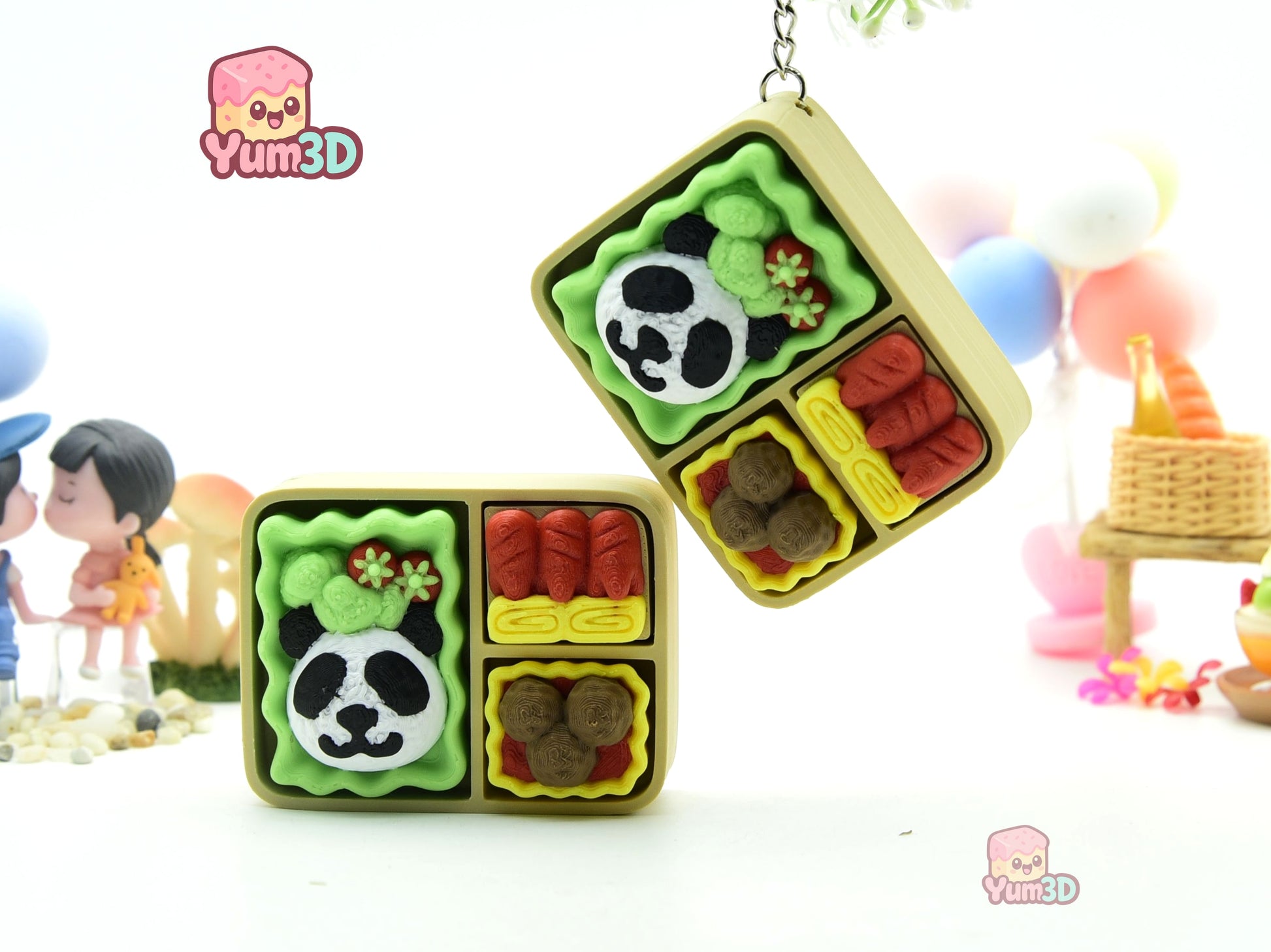 Yum3D-Bento Lunch for Food Lovers Fidget Clicker Keychain_05.jpg