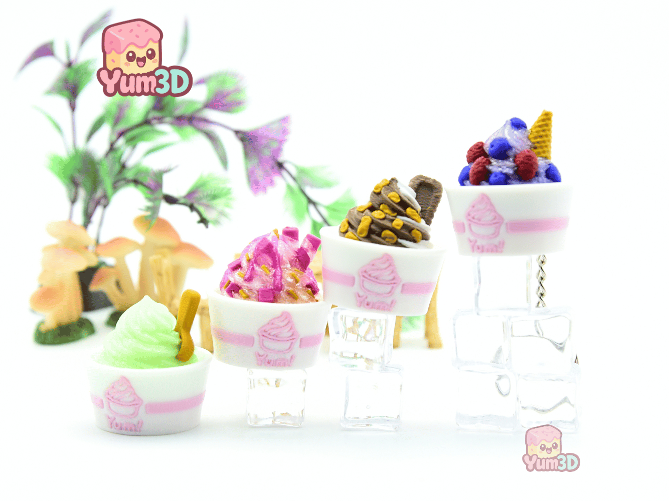 Yum3D-Frozen Yogurt Set of Clicker Keychains_09.png