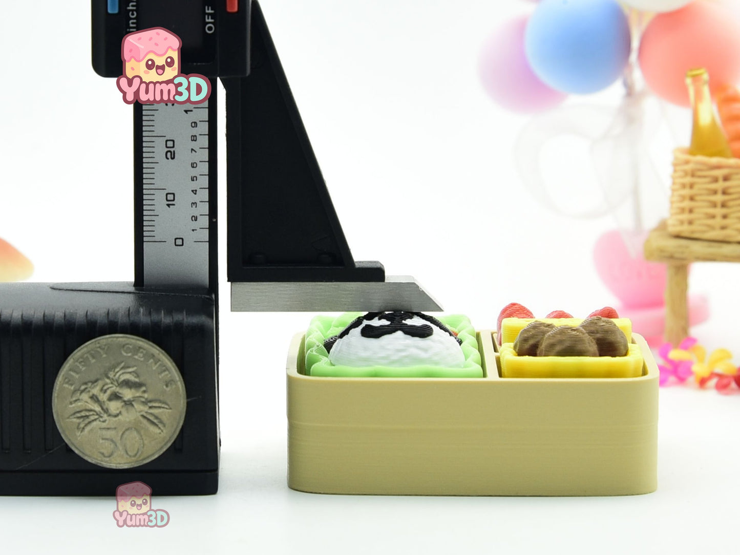 Yum3D-Bento Lunch for Food Lovers Fidget Clicker Keychain_03.jpg