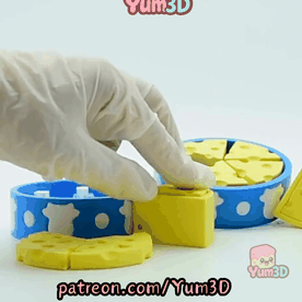 Yum3D-Cheese Slice Box Set of Clicker Keychains_11.gif