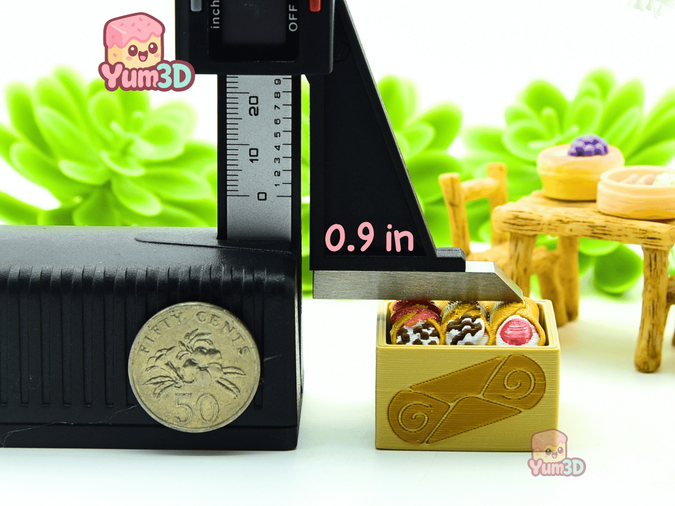 Yum3D-Sweet Cannoli Fidget Clicker Keychain_04.png