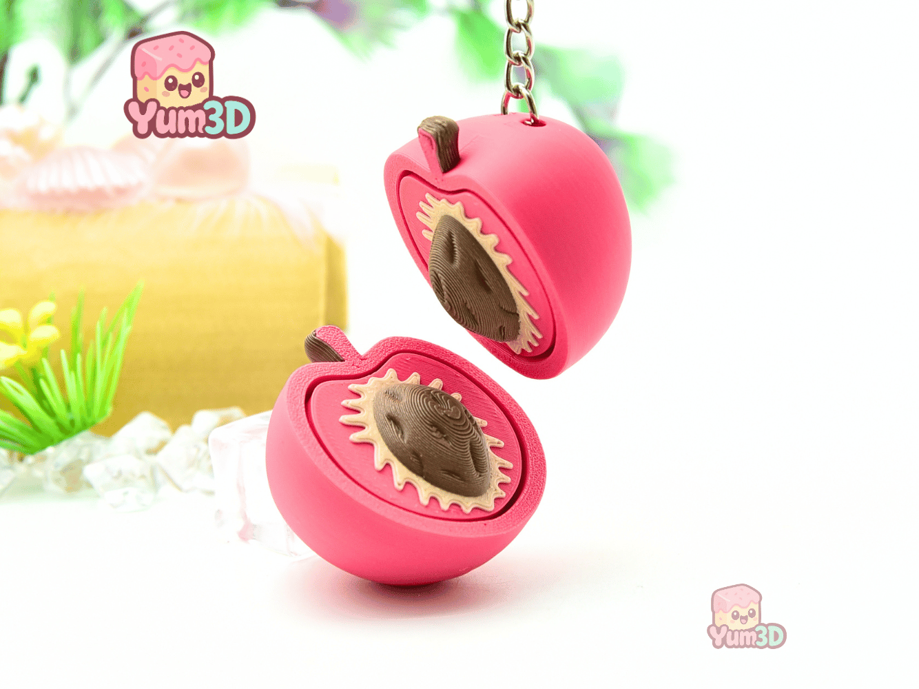 Yum3D-Playful Apricot Fidget Clicker Keychain_06.png