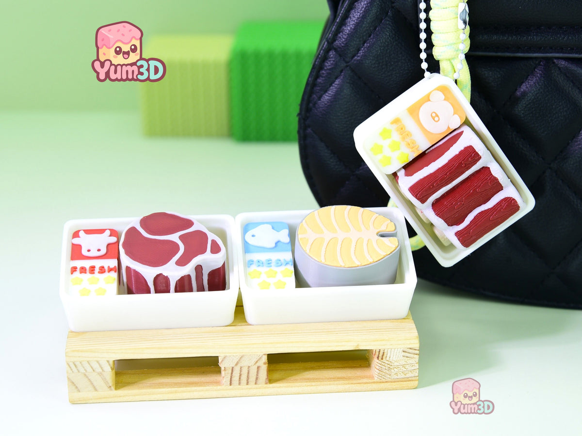 Yum3D-Farm Fresh Meat Set Set of Clicker Keychains_06.jpg