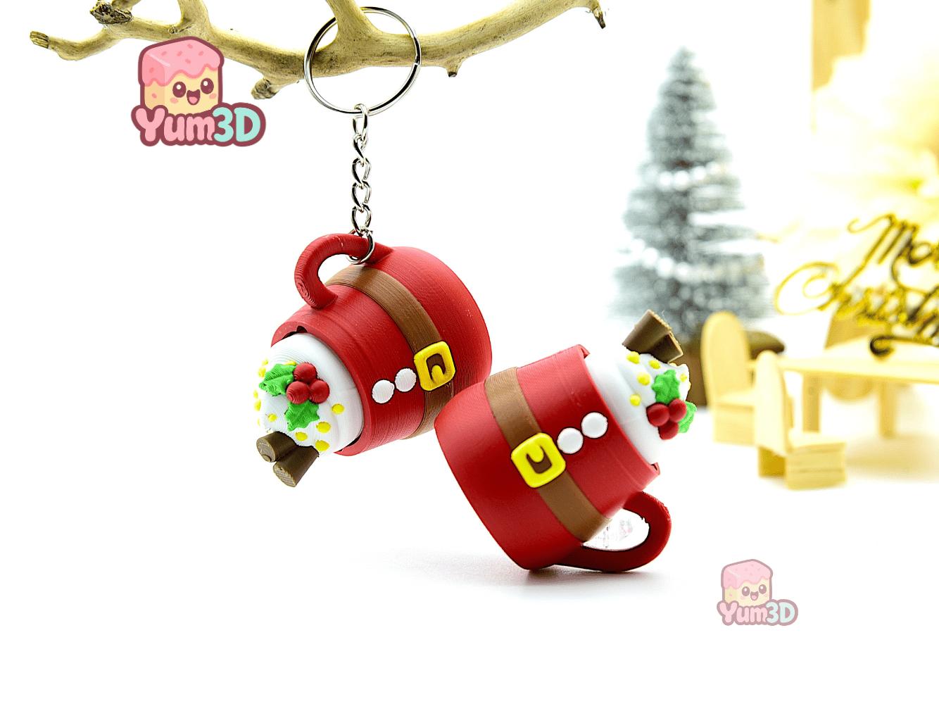Yum3D-Christmas Santa Mug Fidget Clicker Keychain_06.png