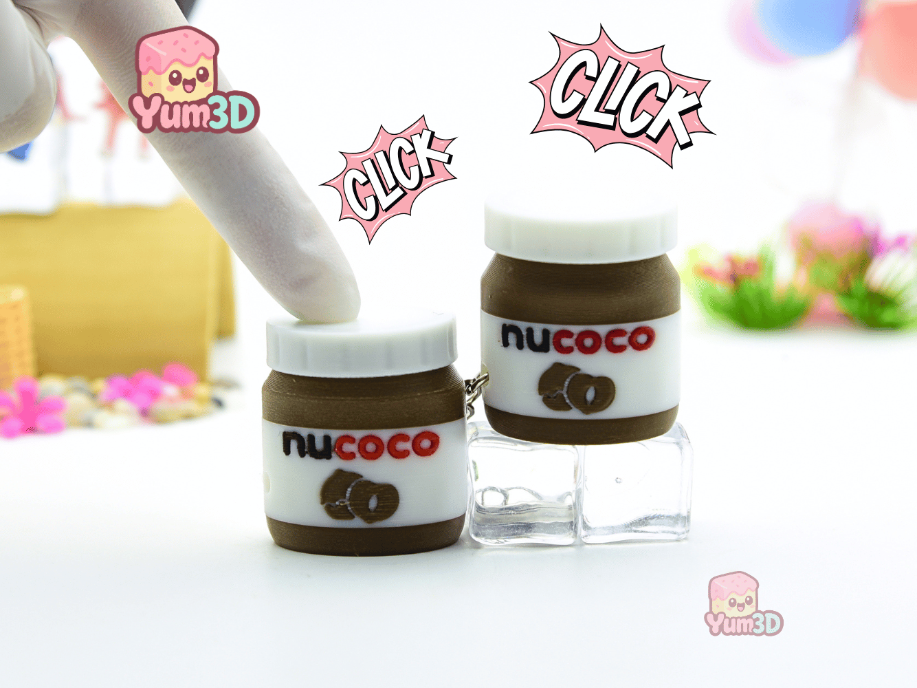 Yum3D-Chocolate Spread Jar Fidget Clicker Keychain_01.png