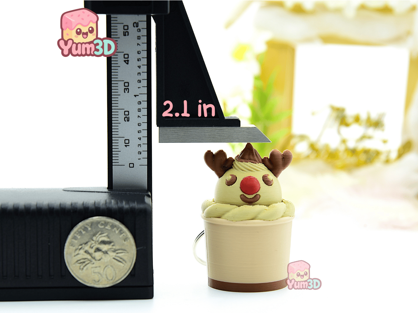 Yum3D-Christmas Rudolph Latte Fidget Clicker Keychain_04.png