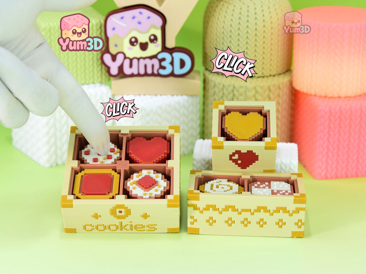 Yum3D-Pixel Cookie Box Fidget Clicker Keychain_01.jpg