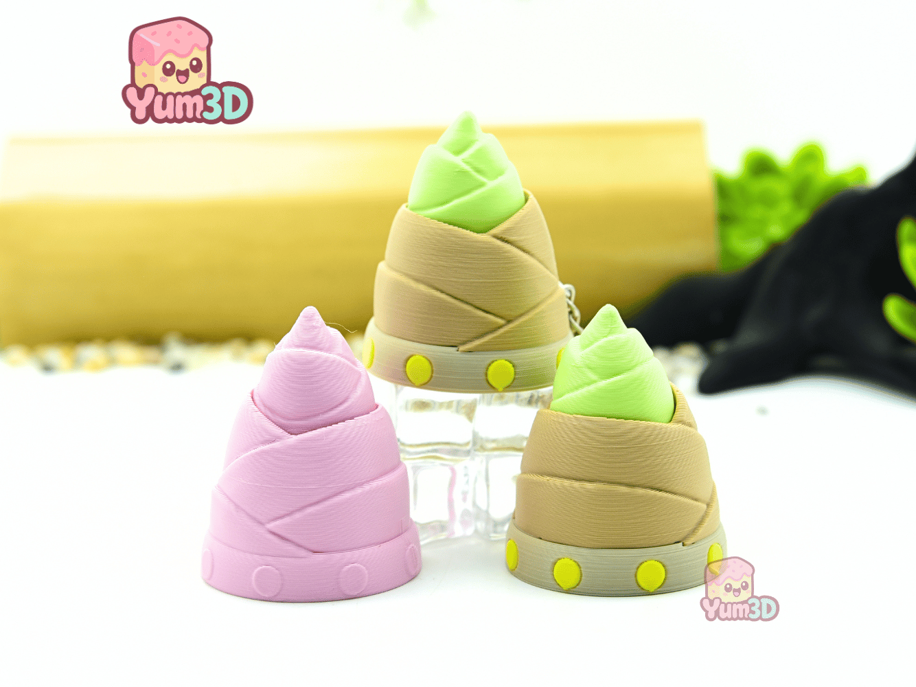 Yum3D-Clicky Bamboo Shoot Fidget Clicker Keychain_08.png
