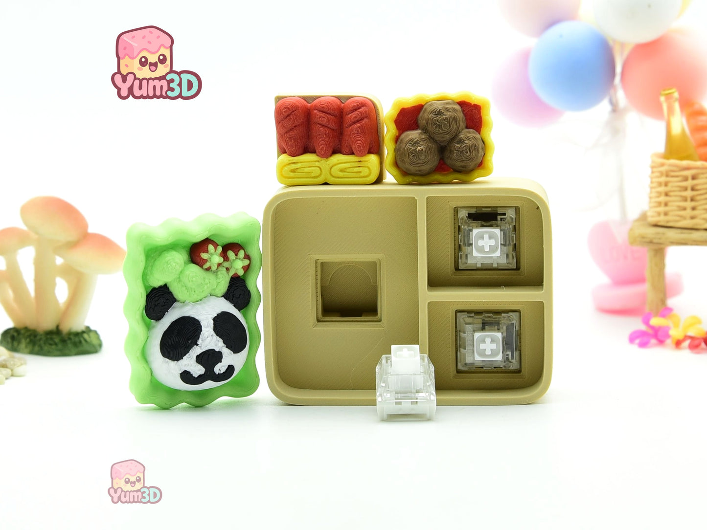 Yum3D-Bento Lunch for Food Lovers Fidget Clicker Keychain_02.jpg