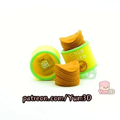 Yum3D-Crunchy Potato Chip Fidget Clicker Keychain_11.gif