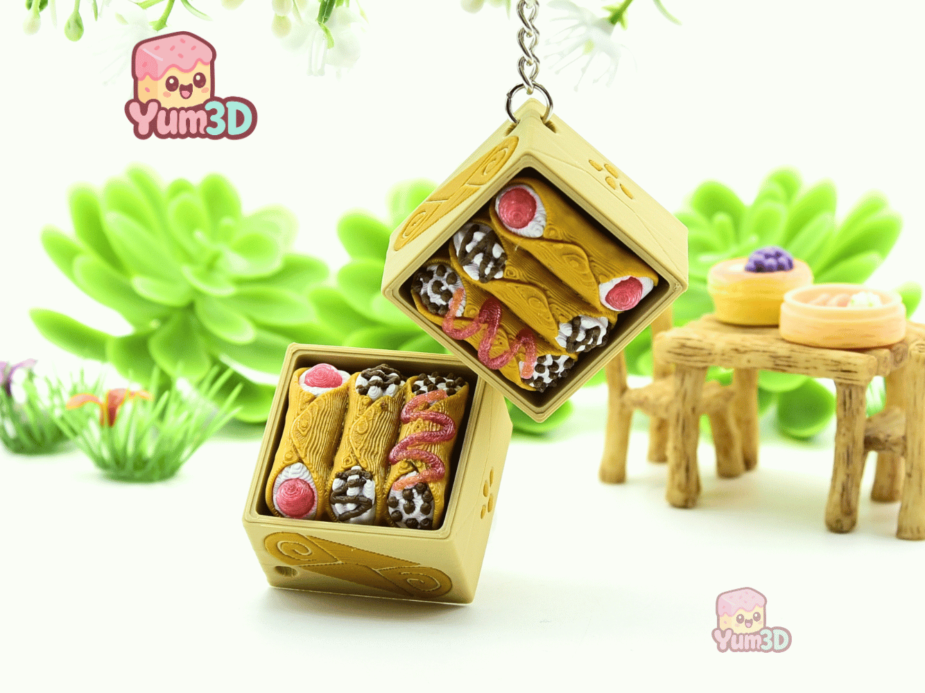 Yum3D-Sweet Cannoli Fidget Clicker Keychain_06.png