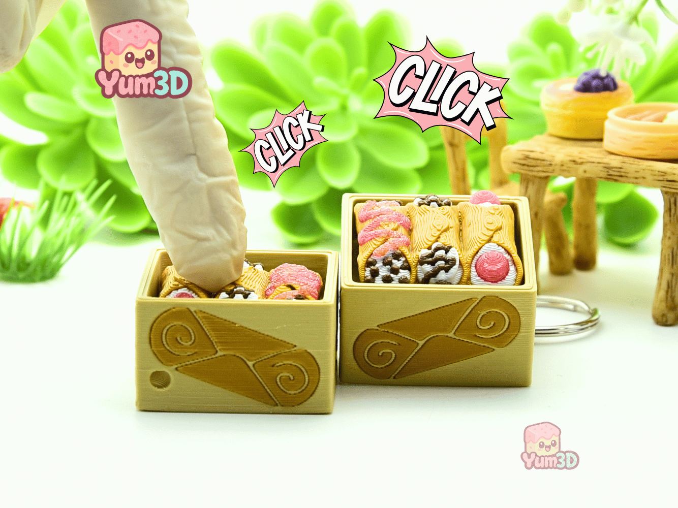 Yum3D-Sweet Cannoli Fidget Clicker Keychain_01.png