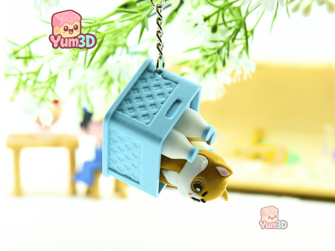 Yum3D-Cute Cat in a Milk Crate Fidget Clicker Keychain_07.png