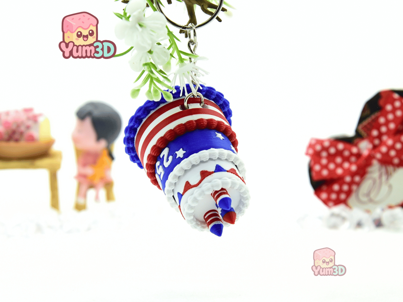 Yum3D-July 4th Patriotic Celebration Cake Set of Clicker Keychains_07.png