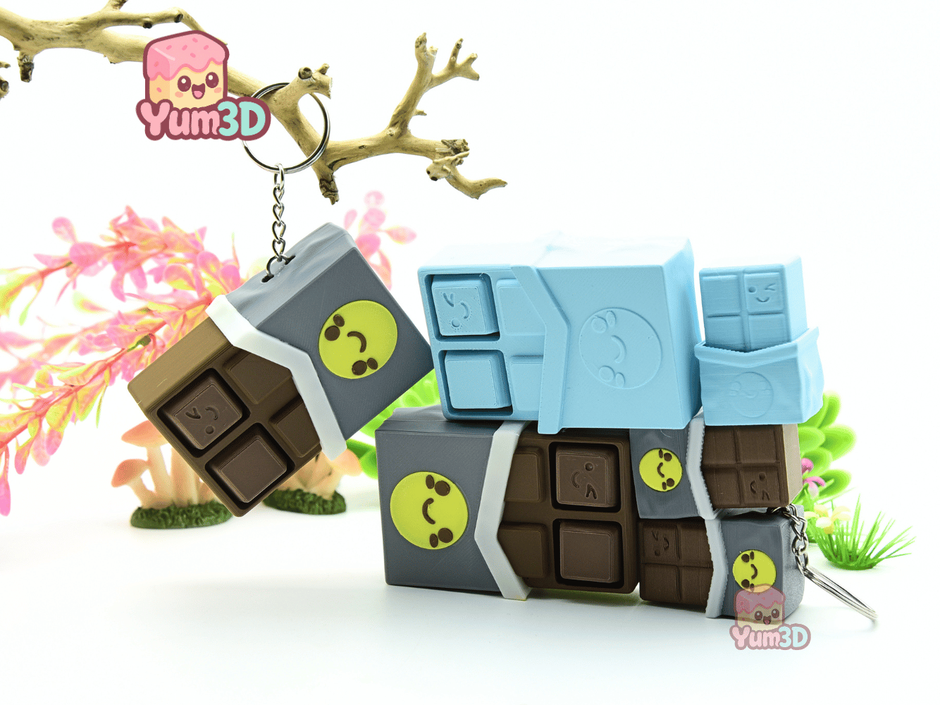 Yum3D-Cute Chocolate Bar Magnet-Insert Clicker Keychain_05.png