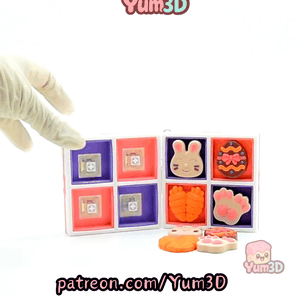 Yum3D-Easter Cookie Delight Fidget Clicker Keychain_11.gif