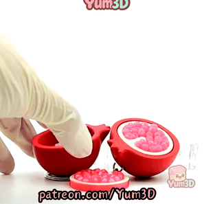 Yum3D-Clicky Pomegranate Fidget Clicker Keychain_11.gif