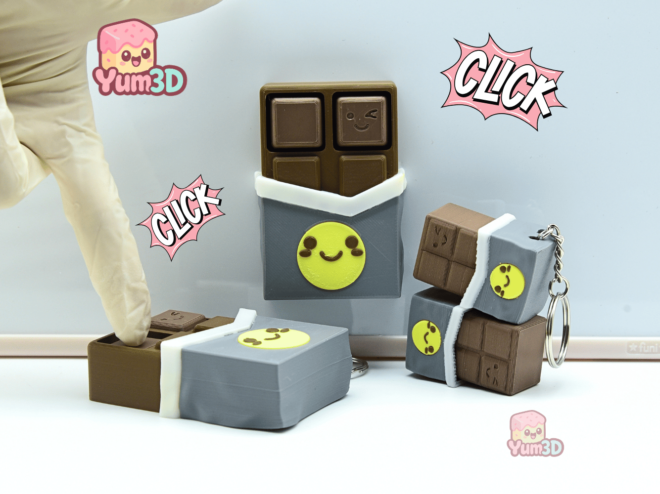 Yum3D-Cute Chocolate Bar Magnet-Insert Clicker Keychain_01.png