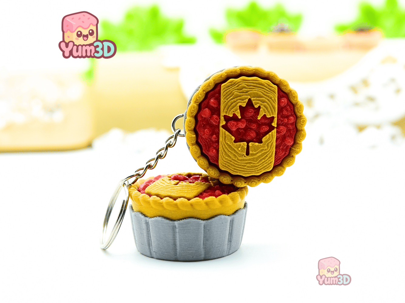 Yum3D-Canada Pie for Food Lovers Fidget Clicker Keychain_09.png