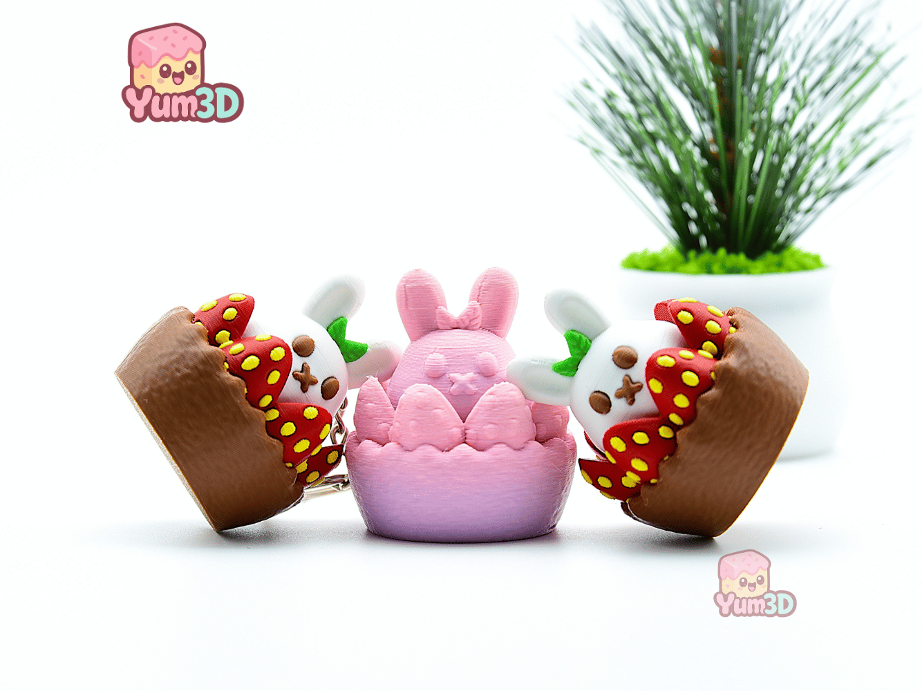 Yum3D-Strawberry Tart Bunny Fidget Clicker Keychain_08.png