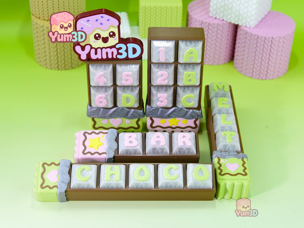 Yum3D-Custom Chocolate Name Bar Fidget Led Clicker Keychain_04.jpg