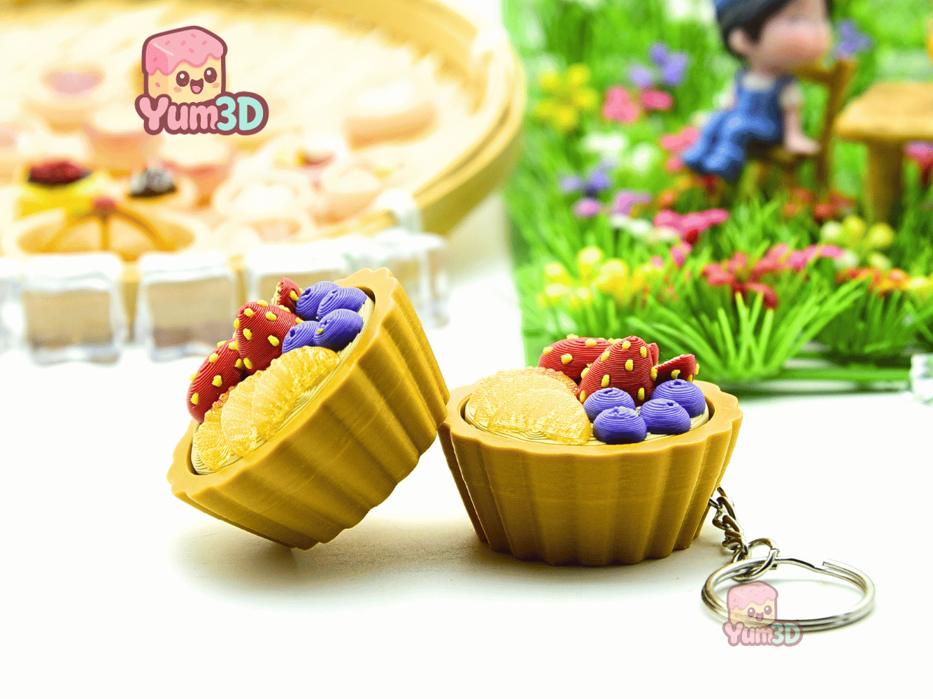 Yum3D-Fruit Cream Tart Fidget Clicker Keychain_10.png