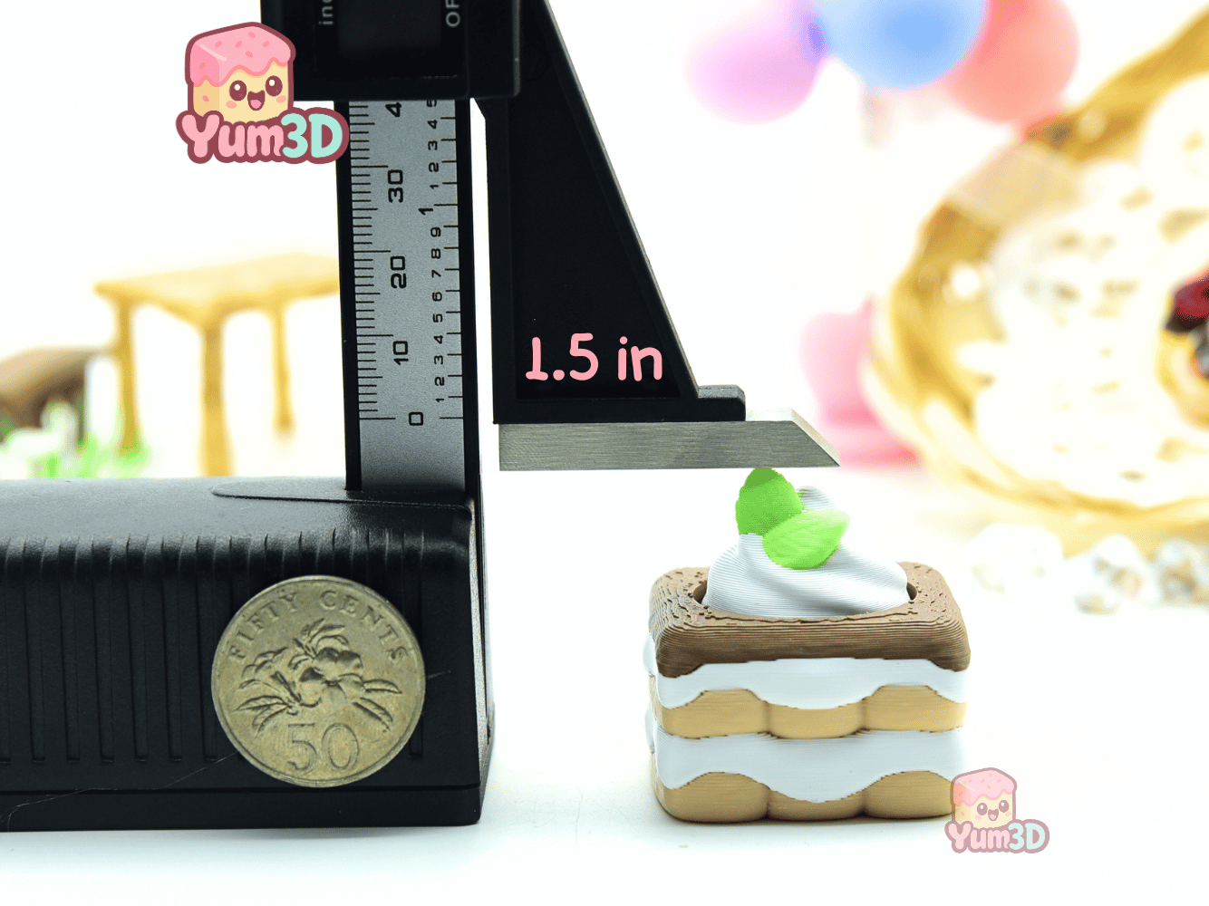 Yum3D-Tiramisu Sweet Treat Fidget Clicker Keychain_04.png