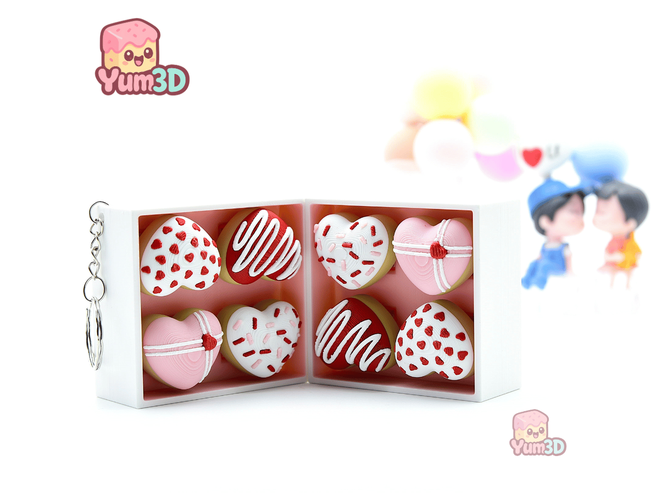 Yum3D-Valentine Donut Box Fidget Clicker Keychain_10.png
