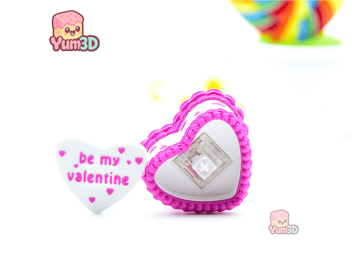 Yum3D-Valentine Retro Heart Cake Fidget Clicker Keychain_03.png