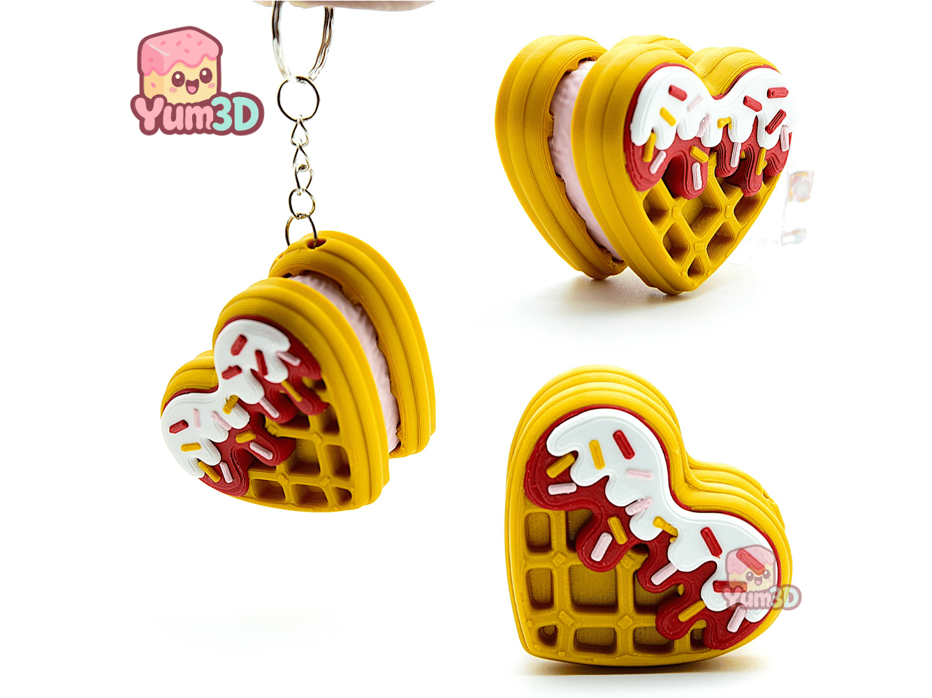 Yum3D-Valentine Heart Waffle Fidget Clicker Keychain_02.png